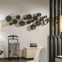 1 dome-deco-frome-round-mirror-set-of-4-iron-frame-